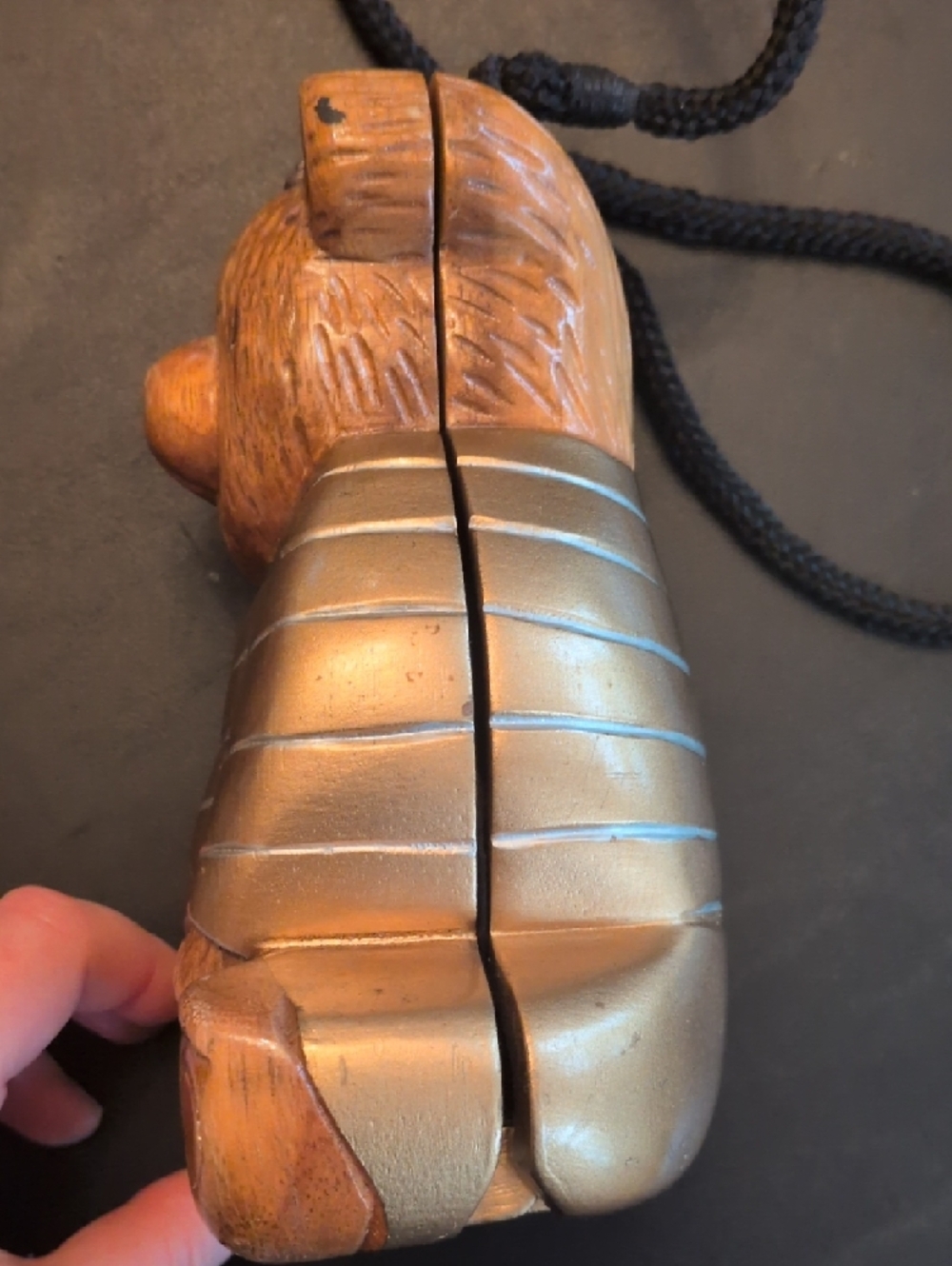 Timmy Woods Carved Bear Purse - Picture 6 of 7